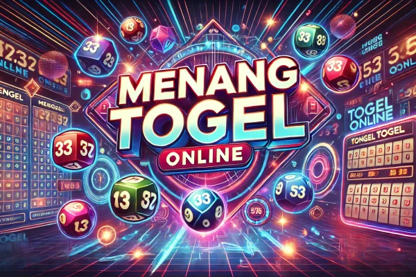 buatkan gambar melebar Menang Togel Online